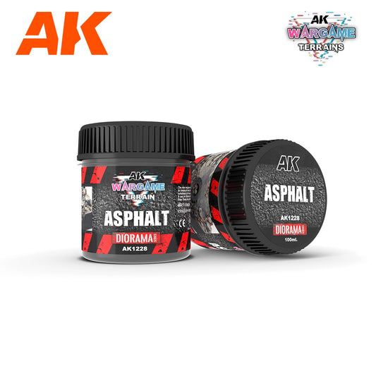 AK Interactive Wargame Terrain Asphalt (100ml)