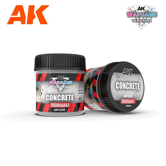 AK Interactive Wargame Terrain Concrete (100ml)