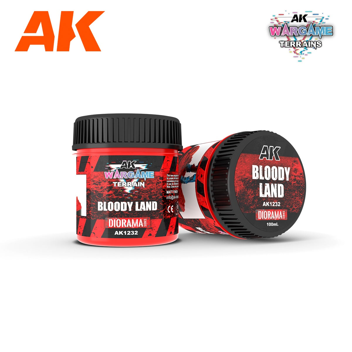 AK Interactive Wargame Terrain Bloody Land (100ml)