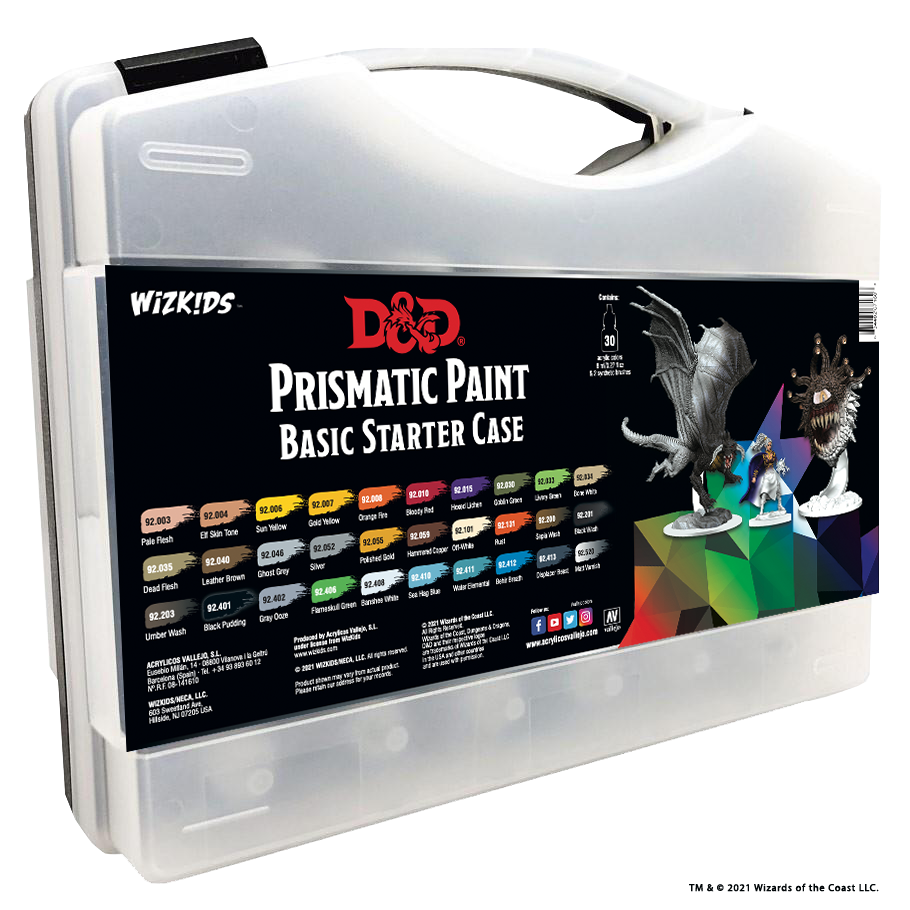 WizKids | Vallejo Prismatic Paint Basic Starter Case