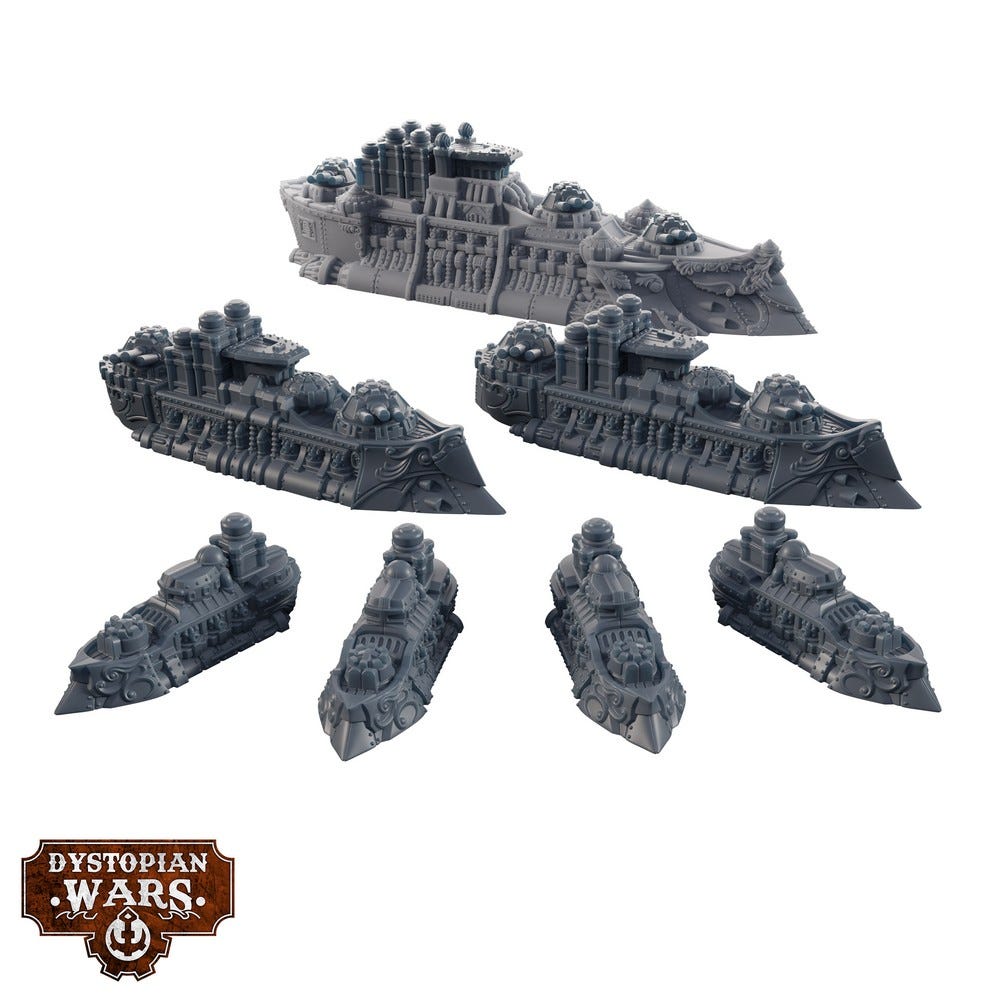 Dystopian Wars The Crown Inviolate Britannia Battlefleet