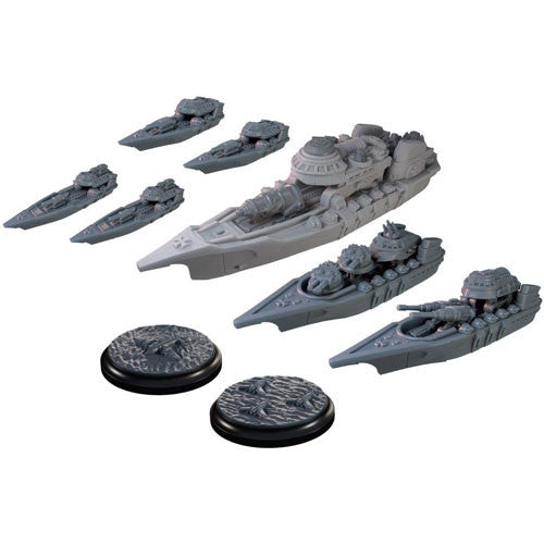 Dystopian Wars The Imperium Konig Battlefleet