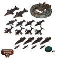 Load image into Gallery viewer, Dystopian Wars Privateeers Black Wolf Battlefleet
