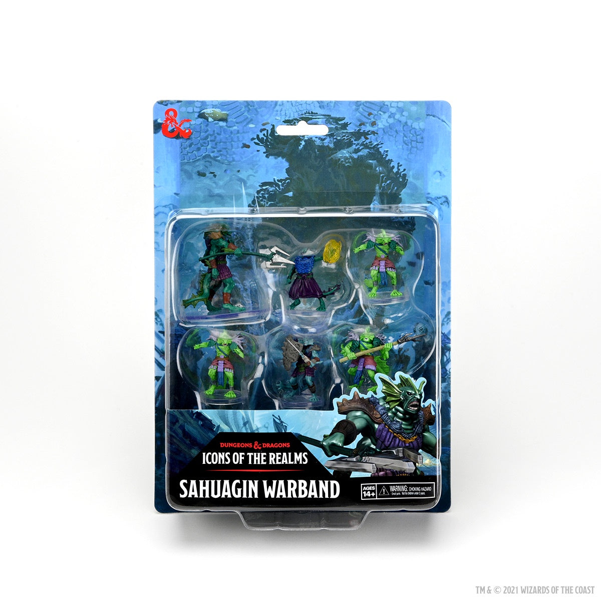 Dungeons and Dragons Fantasy Miniatures Icons of the Realms Warbands Sahuagin