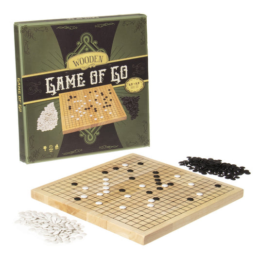 Go (Baduk) Set Wooden Board and Complete Set of Stones