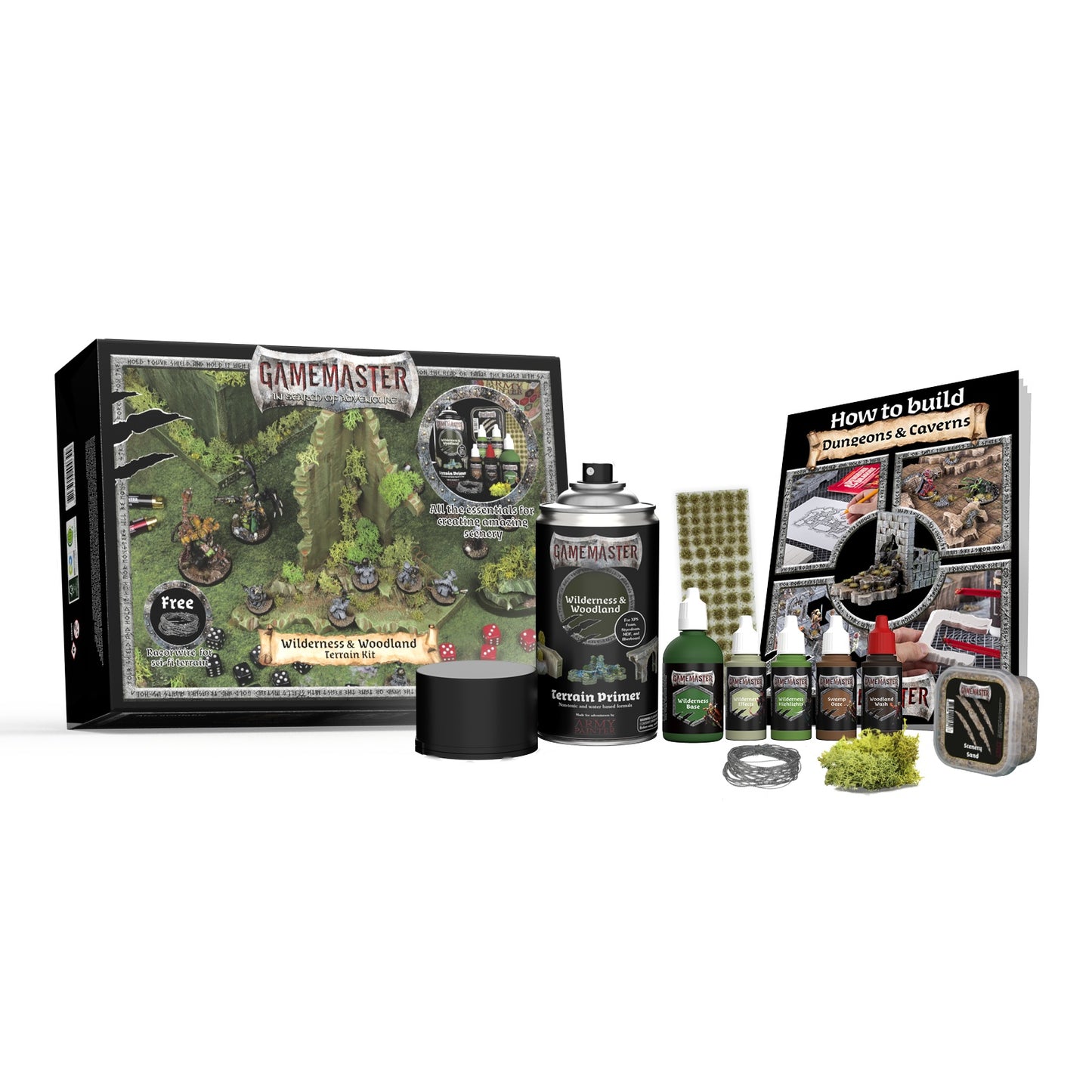 Army Painter Gamemaster Terrain Kit Wilderness and Woodlands Terrain