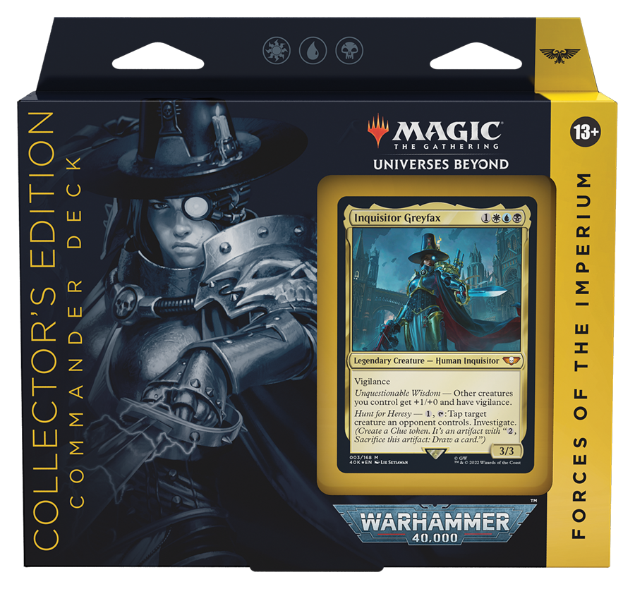 mtg warhammer commander deck Magic the Gathering Warhammer 40k Commander Deck Collectors Edition – Shall We Play? The Games and More Store
