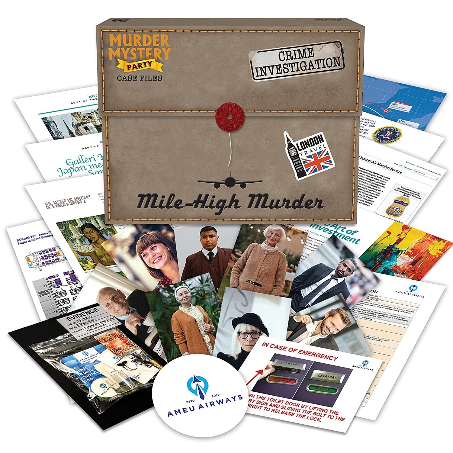 Murder Mystery Party Case Files Mile High Murder