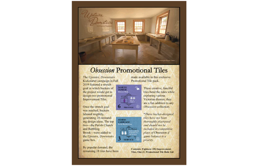 Obsession Upstairs, Downstairs w/ Improvement Tiles
