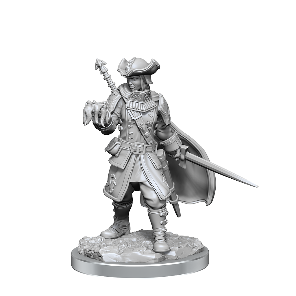 Dungeons & Dragons Magic the Gathering Miniatures w04  Thraben Inspector & Tireless Tracker