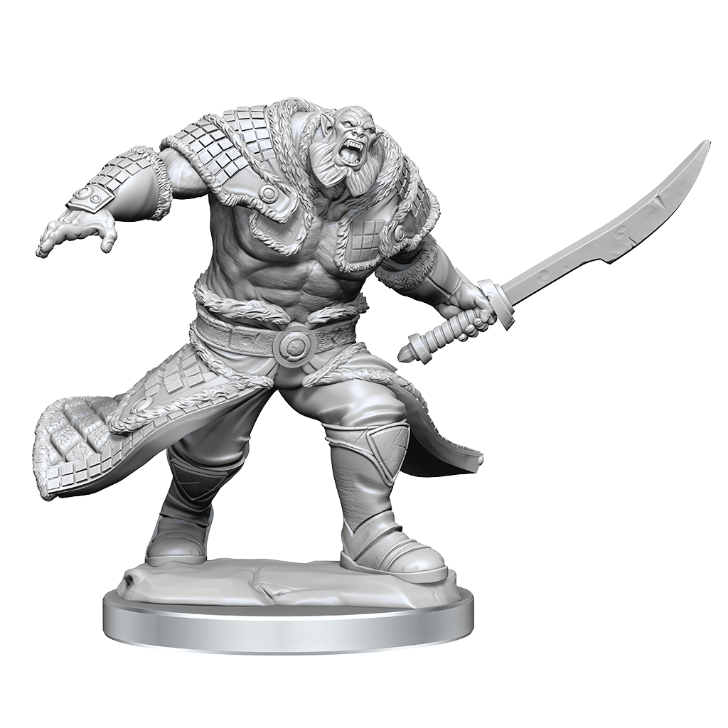 Dungeons & Dragons Magic the Gathering Miniatures w04 Zurgo Helmsmasher & Unyielding Krumar