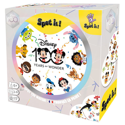 Spot It! Disney Years of Wonder 100th Anniversary Edition