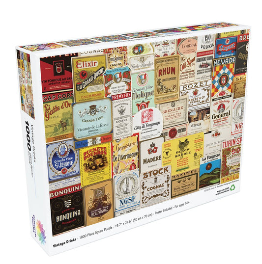 Puzzle 1000 Vintage Drinks