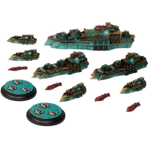 Dystopian Wars The Celestian Empire Kongo Battlefleet