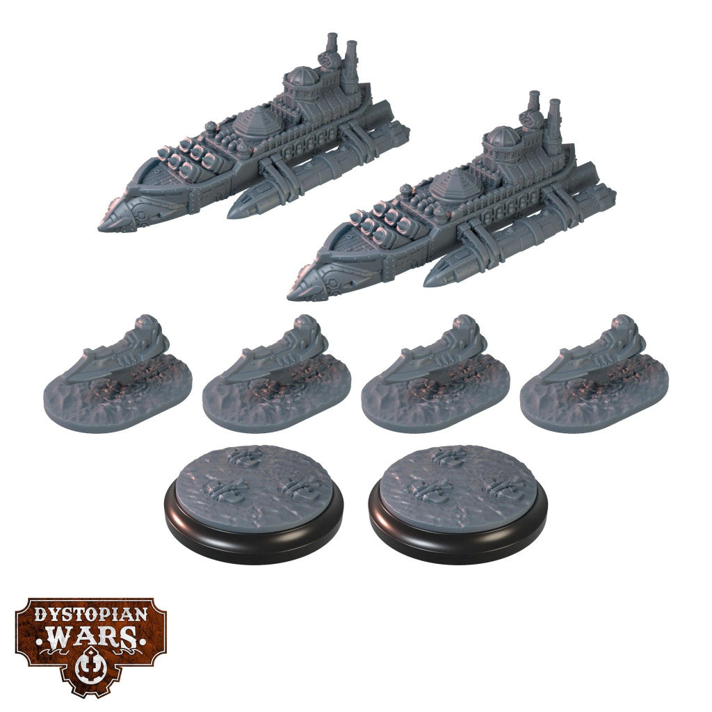 Dystopian Wars The Sultanate of Istanbul Support Squadrons