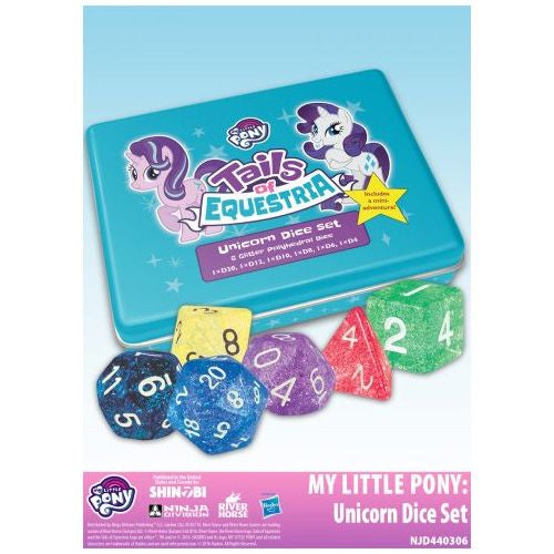 My Little Pony RPG Tails of Equestria Dice Set Unicorn Pony