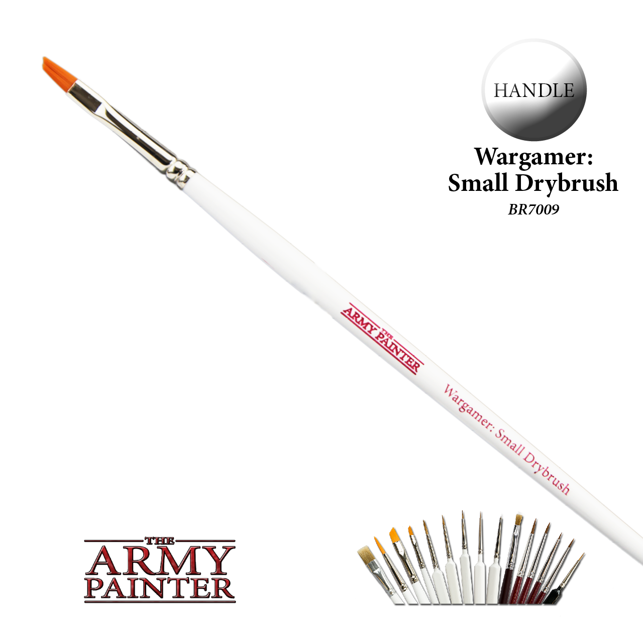 Army Painter Brush Wargamer 7009 Drybrush Small