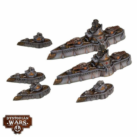 Dystopian Wars The Commonwealth Frontline Squadrons