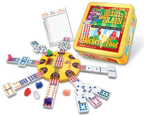 Dominoes Mexican Train Chicken Foot Combo