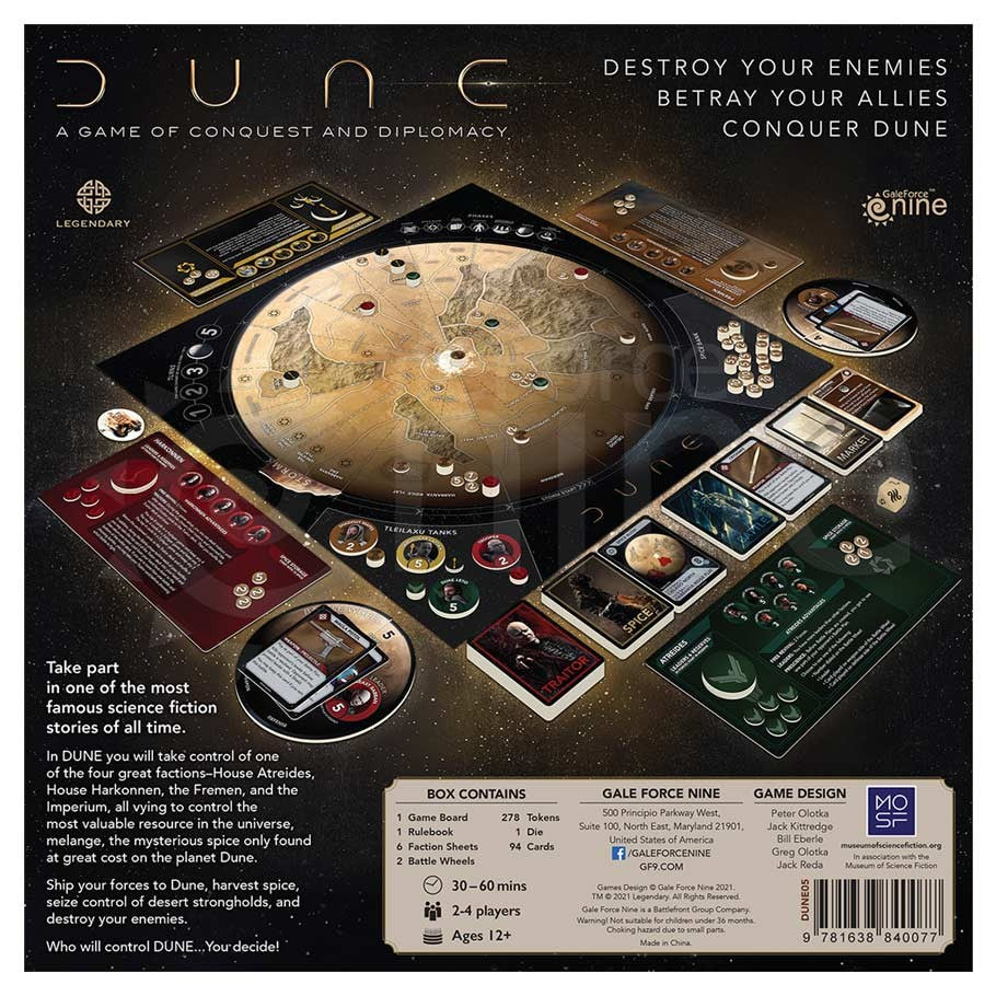 Dune Board Game Film Version