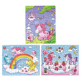 Load image into Gallery viewer, Puzzle Tykes 18, 15, 12 Unicorn Glitterluck Multipack
