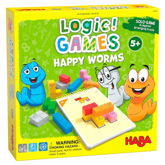 Logic Games Happy Worms