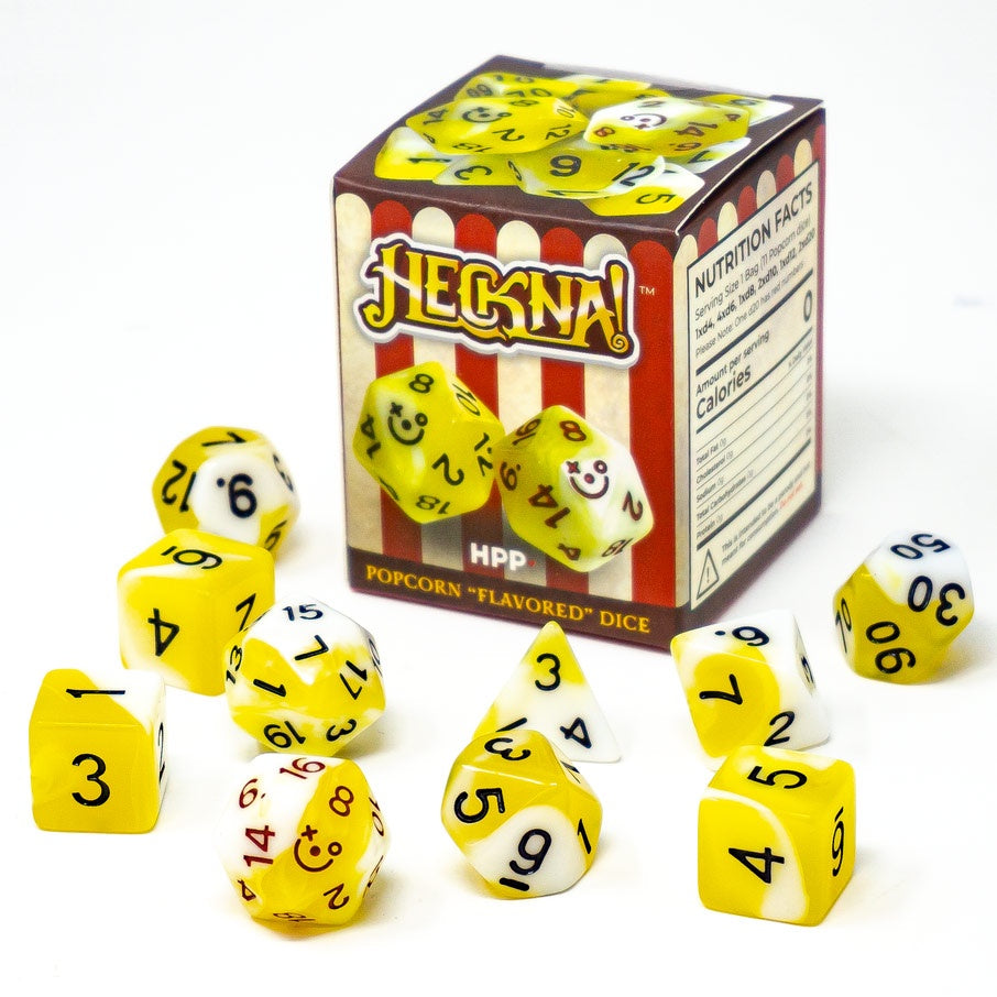 Heckna! RPG Popcorn Dice Set