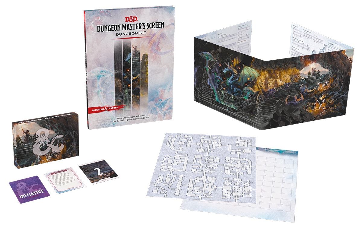 Dragons 5th Edition Accessories Dungeon Masters Screen Dungeon Kit