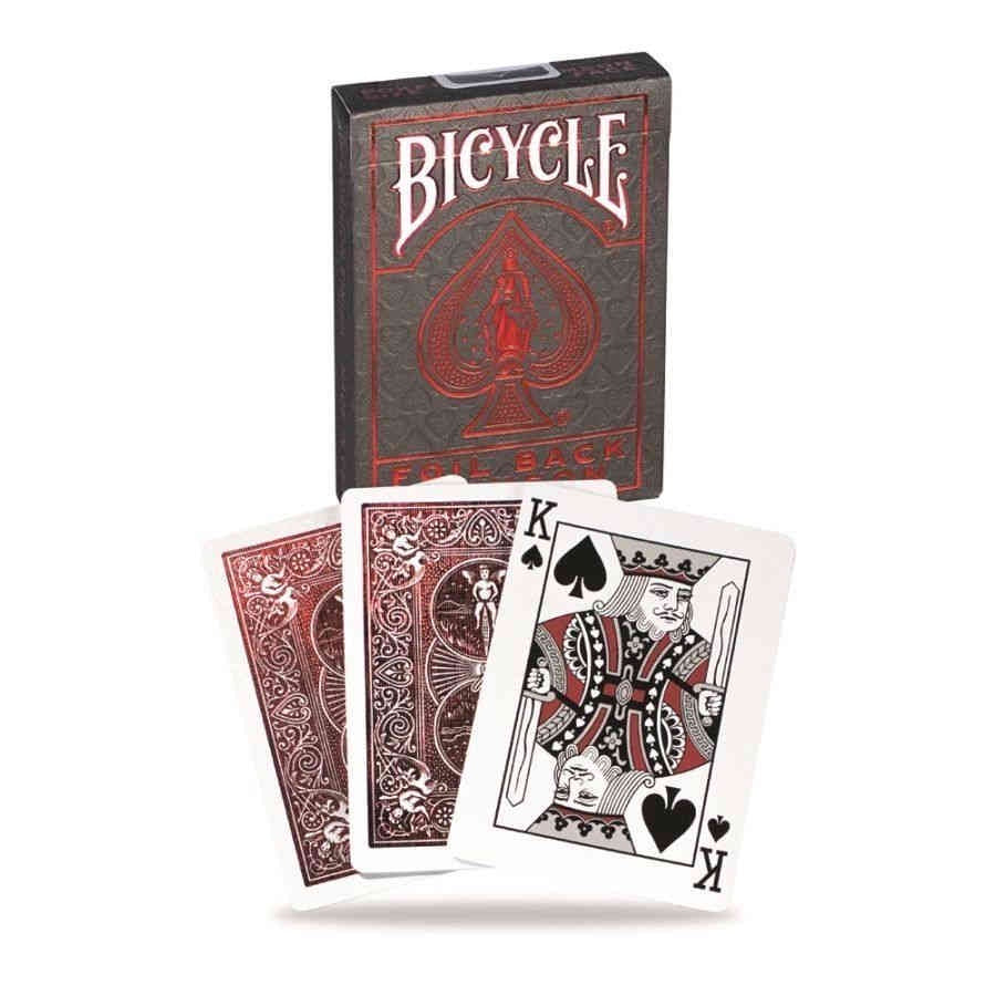 Playing Cards Bicycle Metalluxe Red