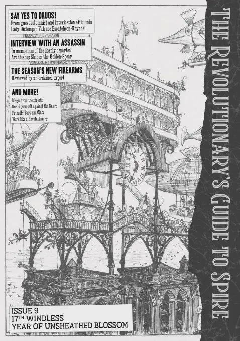 Spire The City Must Fall RPG The Revolutionary’s Guide to Spire