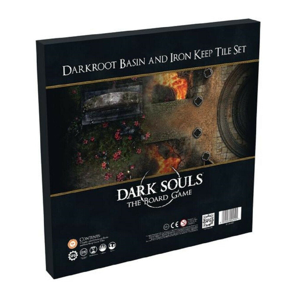 Dark Souls Board Game Tile Set Darkroot Basin and Iron Keep