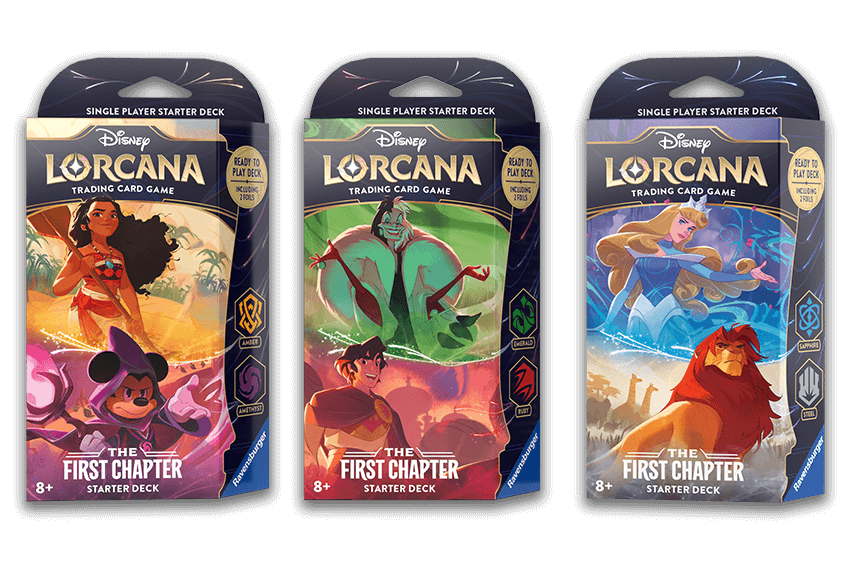 Disney Lorcana The First Chapter Starter Deck – Shall We Play? The Games and More Store