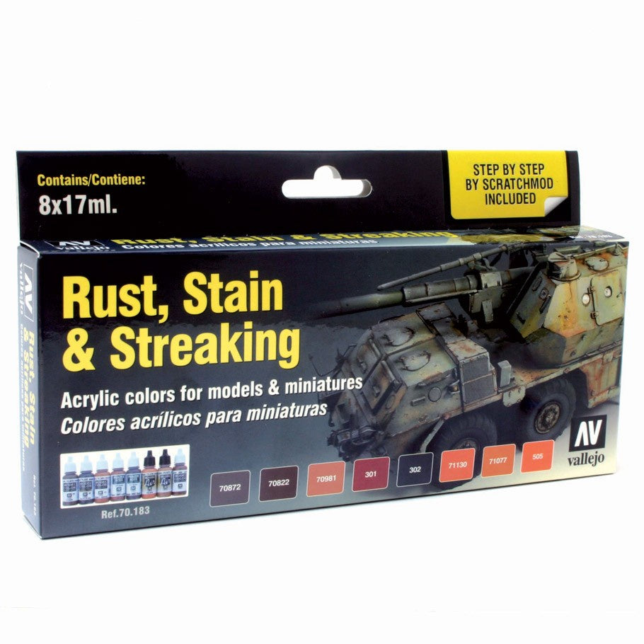 Model Color Effects Rust, Stain, & Streaking