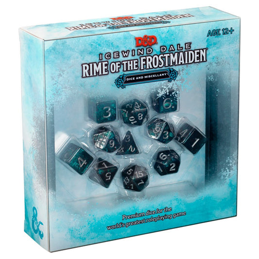 Dungeons and Dragons 5th Edition Adventure Icewind Dale Rime of the Frostmaiden  Dice Set